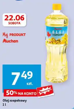 Auchan Olej rzepakowy 1 l oferta