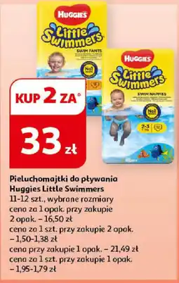 Auchan Pieluchomajtki do pływania Huggies Little Swimmers 2 x 11-12 szt. oferta