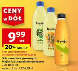 Auchan Sok z owoców cytrusowych, Mojito lub Lemoniada cytrynowa 750-1000 ml oferta