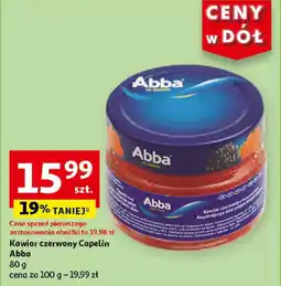 Kawior czerwony Capelin Abba 80 g