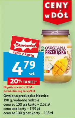 Owsiana przekąska Nesvita 190 g