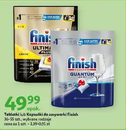 Auchan Tabletki lub Kapsułki do zmywarki Finish 36-55 szt. oferta