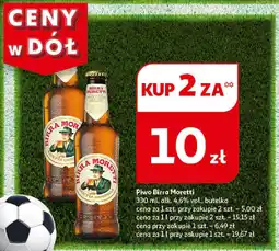 Auchan Piwo Birra Moretti 2 x 330 ml oferta