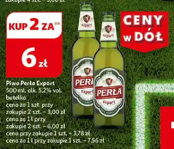 Auchan Piwo Perła Export 2 x 500 ml oferta