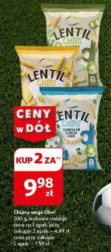 Auchan Chipsy wege Oho! 2 x 100 g oferta