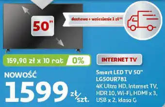 Auchan Smart LED TV 50" LG50UR781 oferta