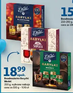 Auchan Bombonierka Baryłki Wedel 200 g oferta