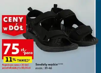 Auchan Sandały męskie oferta
