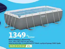 Auchan Basen stelażowy z akcesoriami oferta