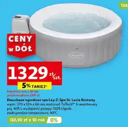 Auchan Dmuchane ogrodowe spa Lay-Z-Spa St. Lucia Bestway oferta