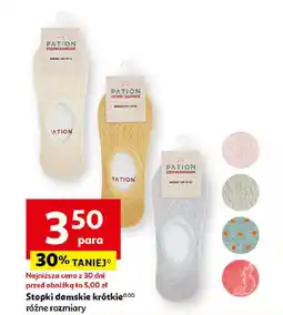 Auchan Stopki damskie krótkie oferta