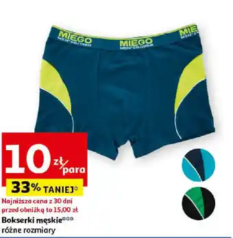 Auchan Bokserki męskie oferta