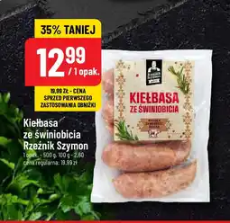 Polomarket Kiełbasa ze świniobicia Rzeźnik Szymon 500 g oferta