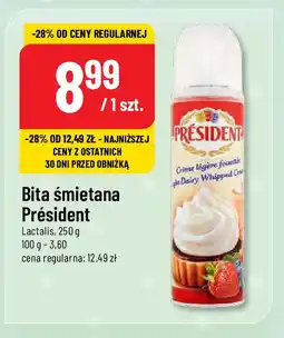 Polomarket Bita śmietana Président Lactalis 250 g oferta