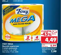 Kaufland FOXY MEGA Ręczniki papierowe 2 sztuki oferta