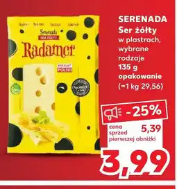 Kaufland SERENADA Ser żółty 135g oferta