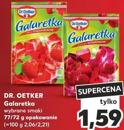 Kaufland DR. OETKER Galaretka 77/72g oferta