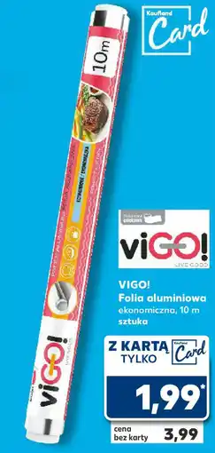Kaufland VIGO! Folia aluminiowa, 10 m oferta