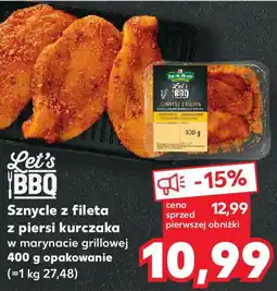 Kaufland Sznycle z fileta z piersi kurczaka 400 g oferta