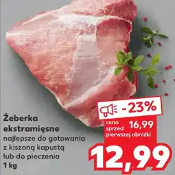 Kaufland Żeberka ekstramięsne 1kg oferta