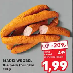 Kaufland MADEJ WRÓBEL Kiełbasa toruńska 100g oferta