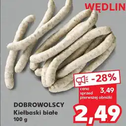 Kaufland DOBROWOLSCY Kiełbaski białe 100 g oferta