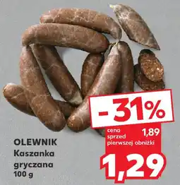 Kaufland OLEWNIK Kaszanka gryczana 100 g oferta