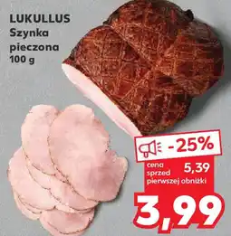 Kaufland LUKULLUS Szynka pieczona 100g oferta