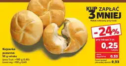 Kaufland Kajzerka pszenna 55 g oferta