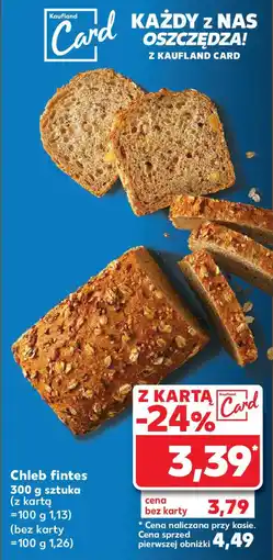 Kaufland Chleb fintes 300 g oferta