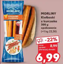 Kaufland MORLINY Kiełbaski z kurczaka 300g oferta