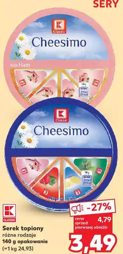 Kaufland Serek topiony 140g oferta
