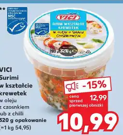 Kaufland VICI Surimi w kształcie krewetek 320g oferta