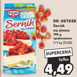 Kaufland DR. OETKER Sernik na zimno 195 g oferta