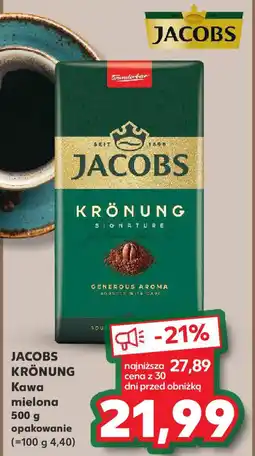 Kaufland JACOBS KRÖNUNG Kawa mielona 500g oferta