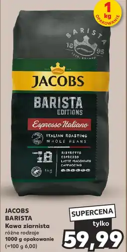 Kaufland JACOBS BARISTA Kawa ziarnista 1000g oferta