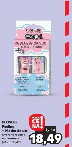 Kaufland FLOSLEK Peeling + Maska do ust oferta