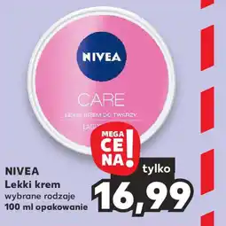 Kaufland NIVEA Lekki krem 100ml oferta