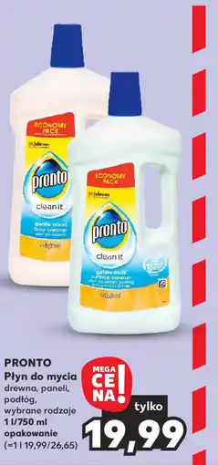 Kaufland PRONTO Płyn do mycia 1l/750ml oferta