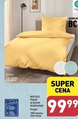 ALDI Pościel Novitesse oferta