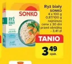 Carrefour Sonko Ryż biały okrągły 400 g (4 x 100 g) oferta