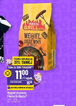 Węgiel drzewny Fiesta Grillesta 2,5 kg