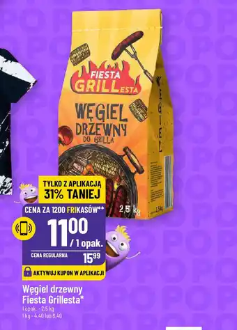 Polomarket Węgiel drzewny Fiesta Grillesta 2,5 kg oferta