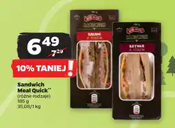Sandwich Meal Quick