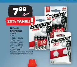 Netto Baterie Energizer oferta
