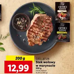 Lidl Stek wołowy Grill&Fun oferta
