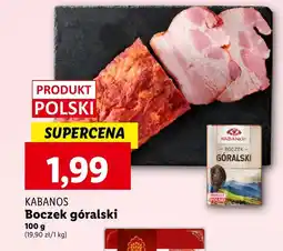 Lidl Boczek Kabanos oferta