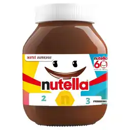 Lidl Nutella Krem do smarowania z orzechami laskowymi i kakao 825 g oferta