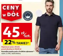 Auchan Koszulka polo męska S! oferta