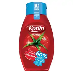 Auchan Kotlin Ketchup pikantny 60% mniej kalorii 450 g oferta